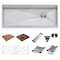 Ruvati 45" Workstation Two-Tiered Ledge Kitchen Sink Undermount 16 Gauge SS RVH8333 - alternate 1